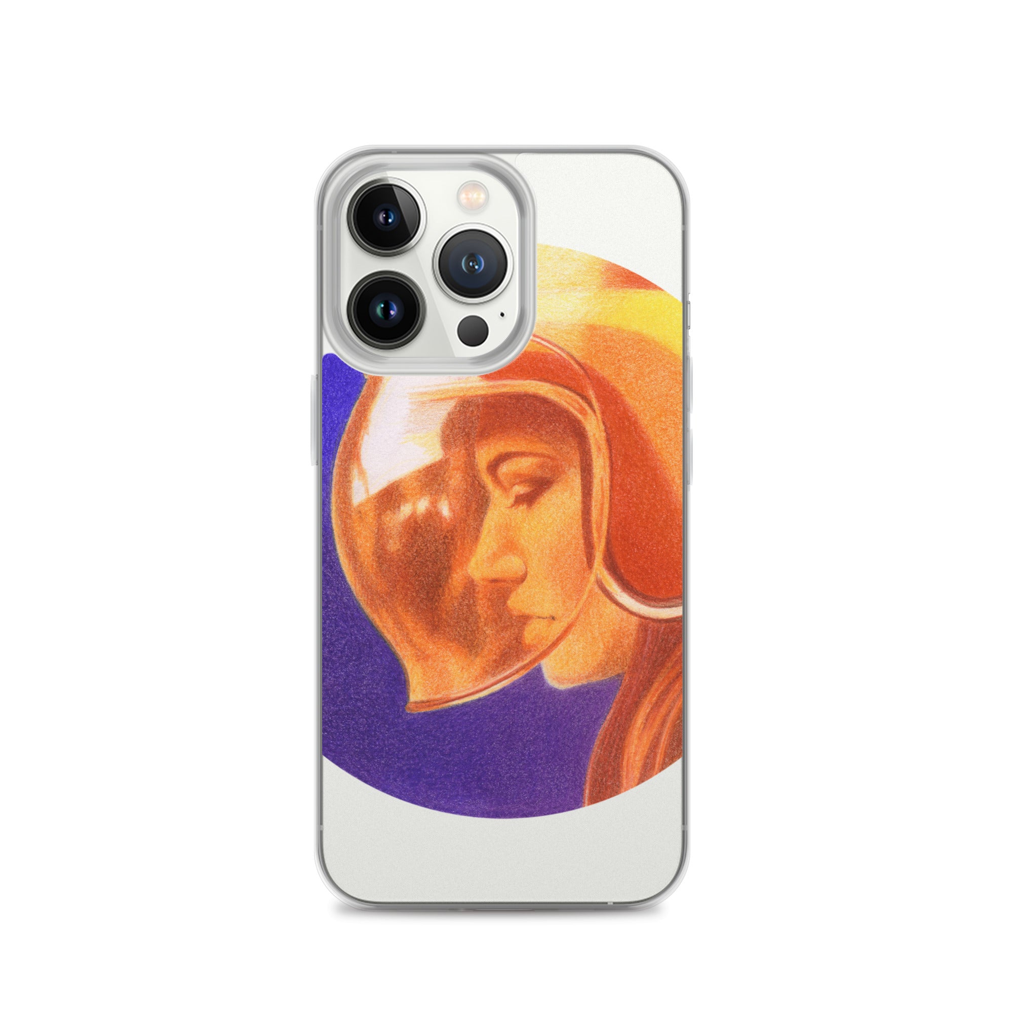 Image of Ride More Fear Less Helmet Girl iPhone Case