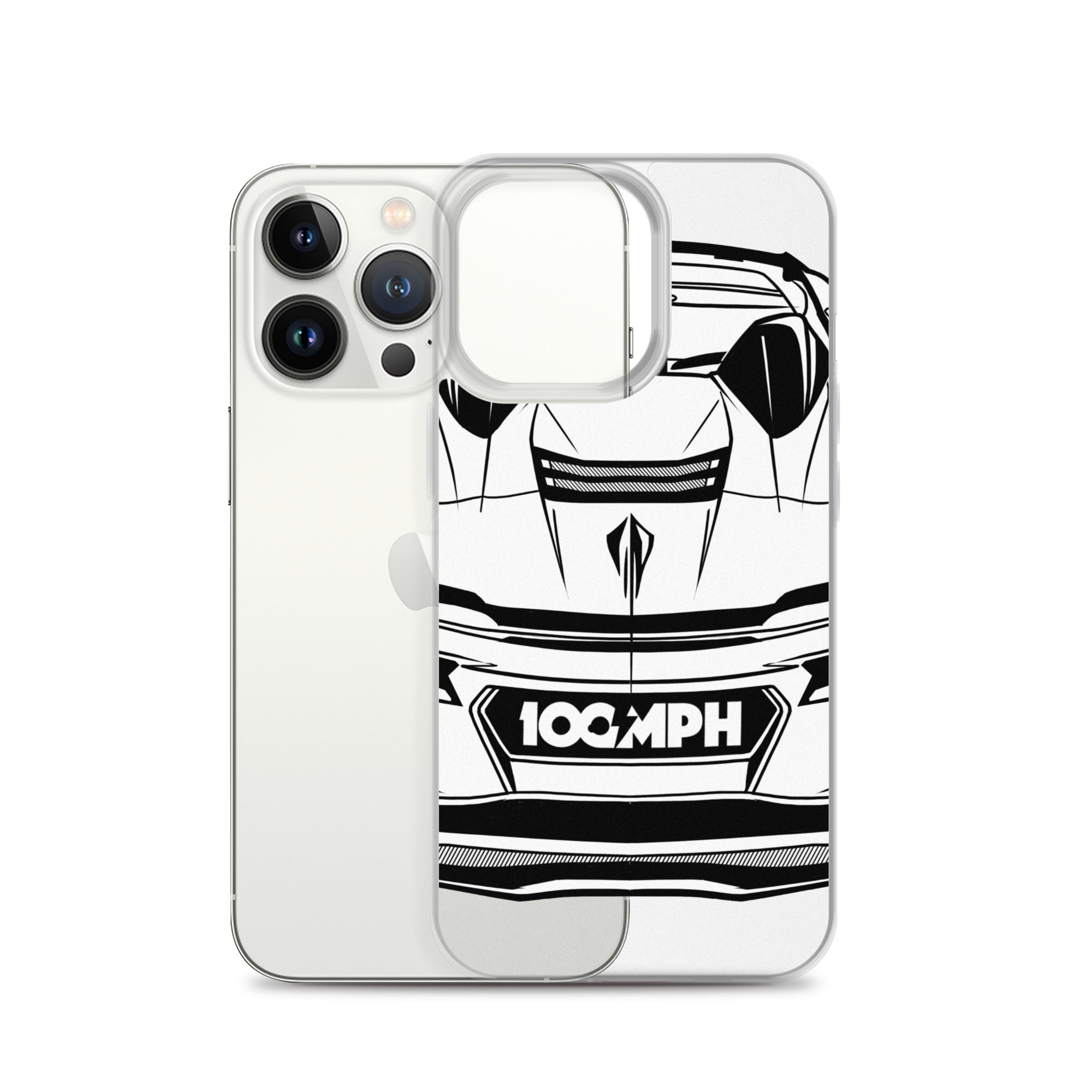 Image of The C8 Corvette Rear View iPhone Case