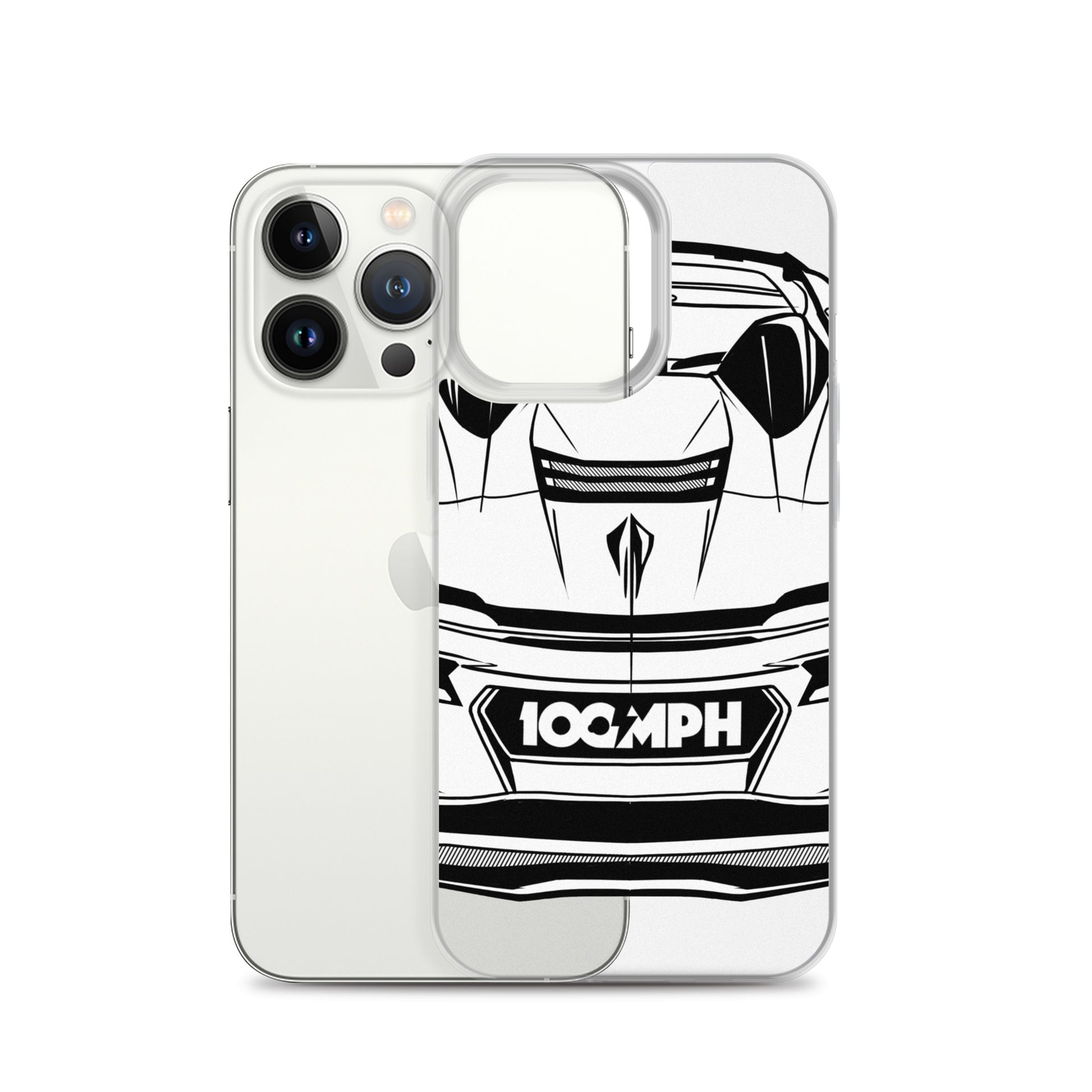 The C8 Corvette Rear View iPhone Case