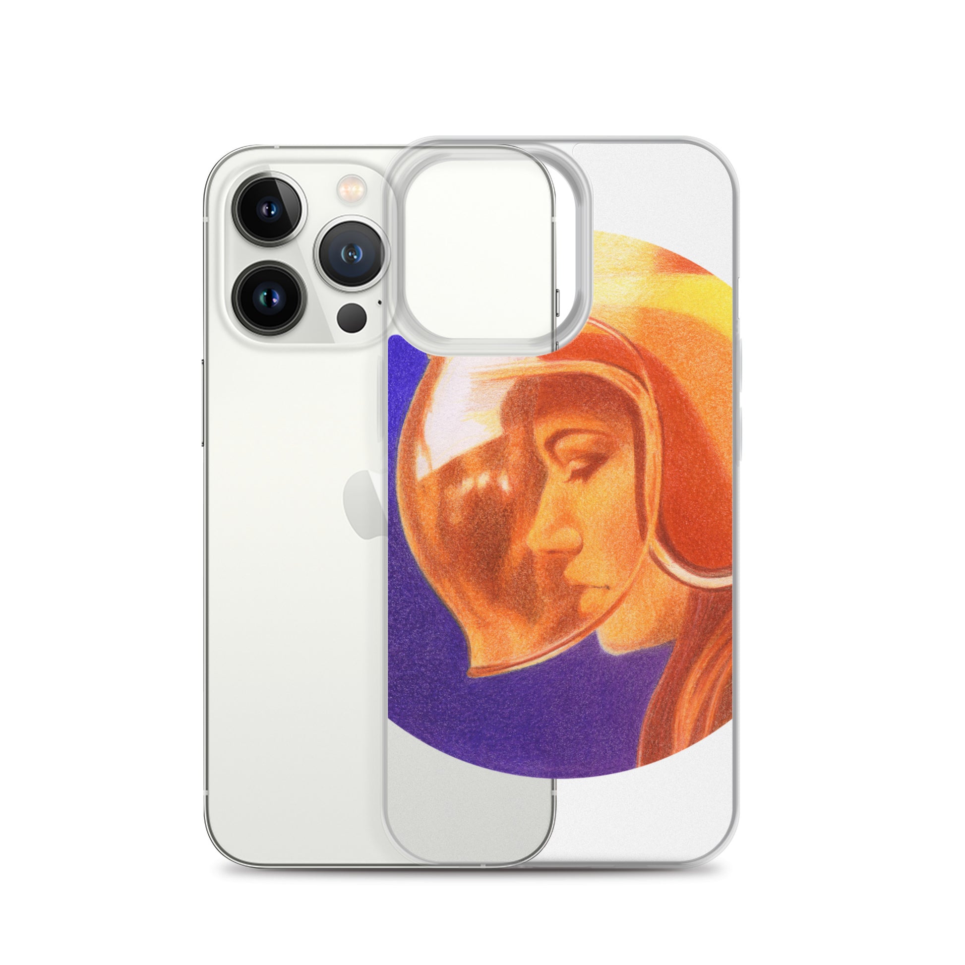 Ride More Fear Less Helmet Girl iPhone Case