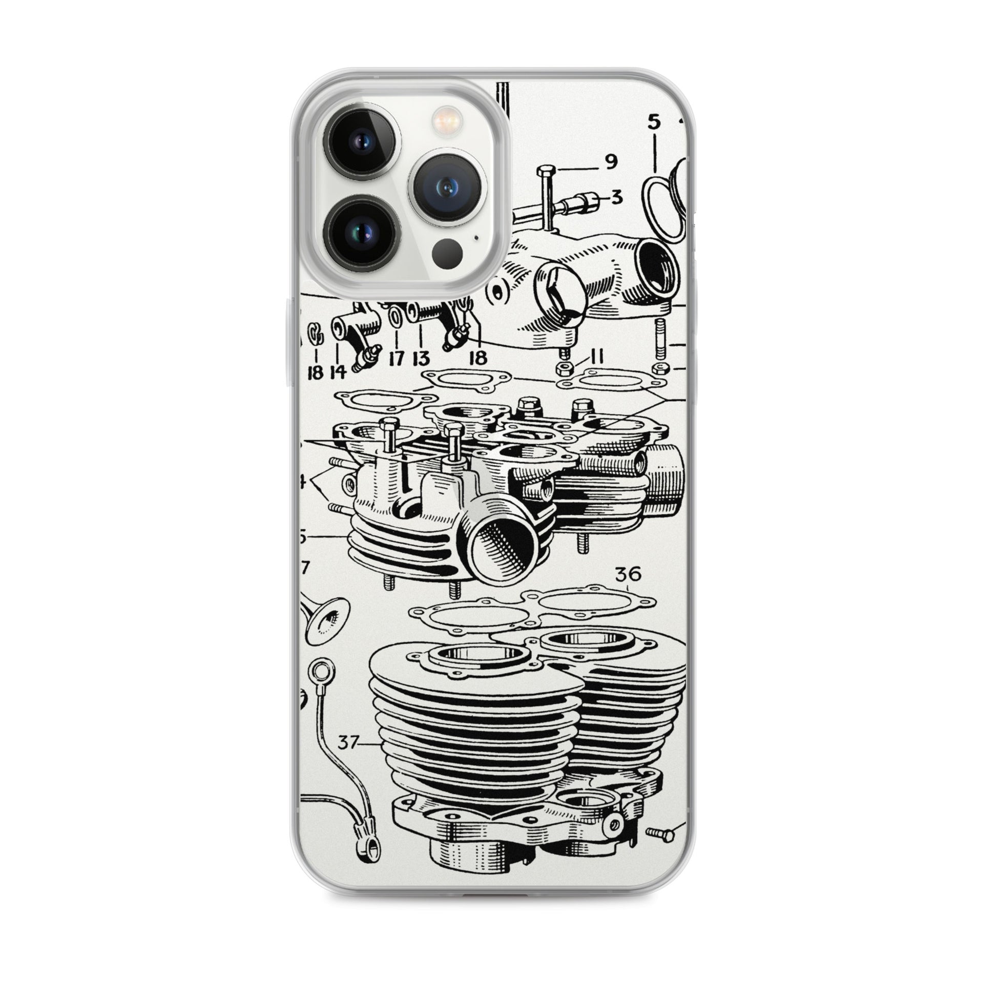 Abstract Engine iPhone Case