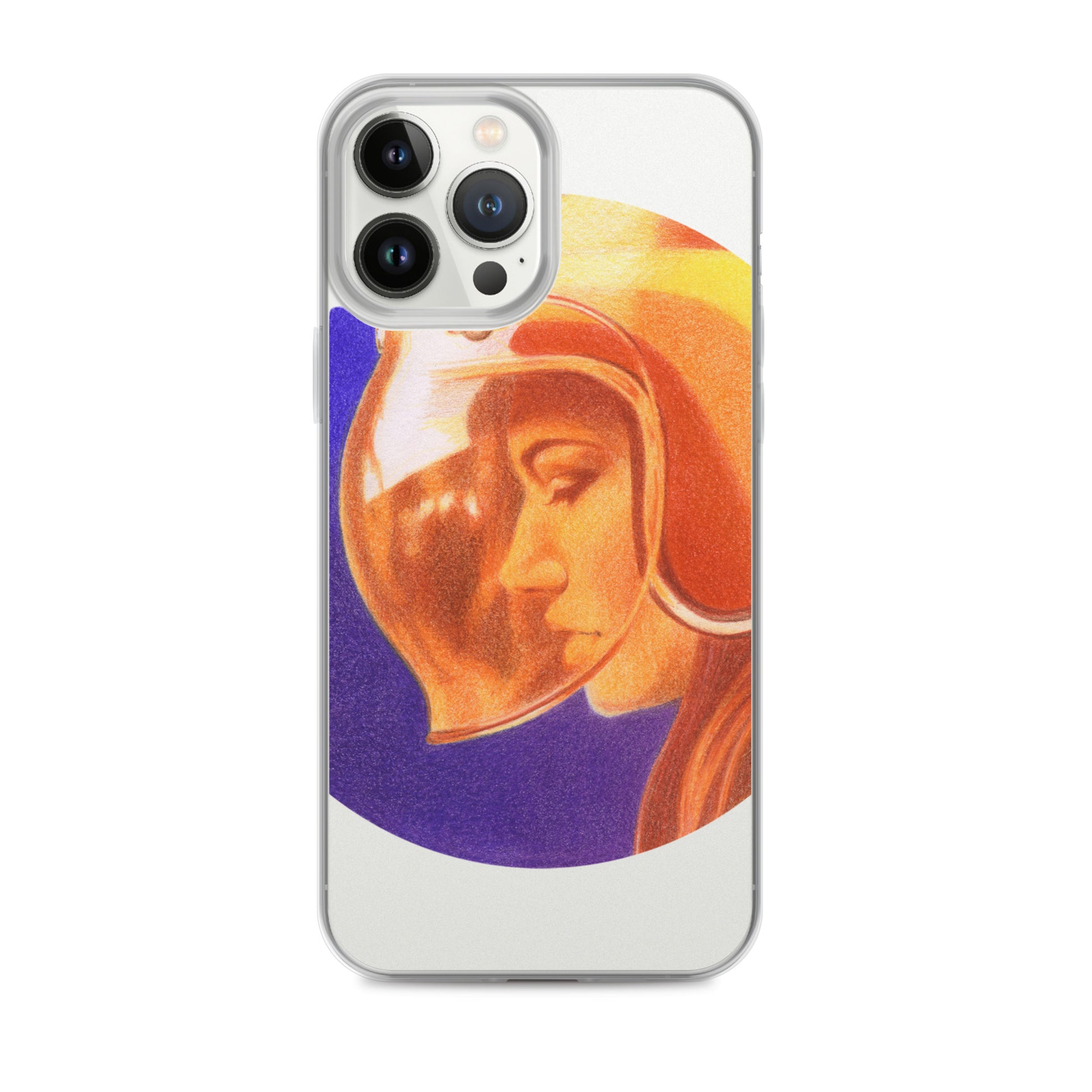 Ride More Fear Less Helmet Girl iPhone Case