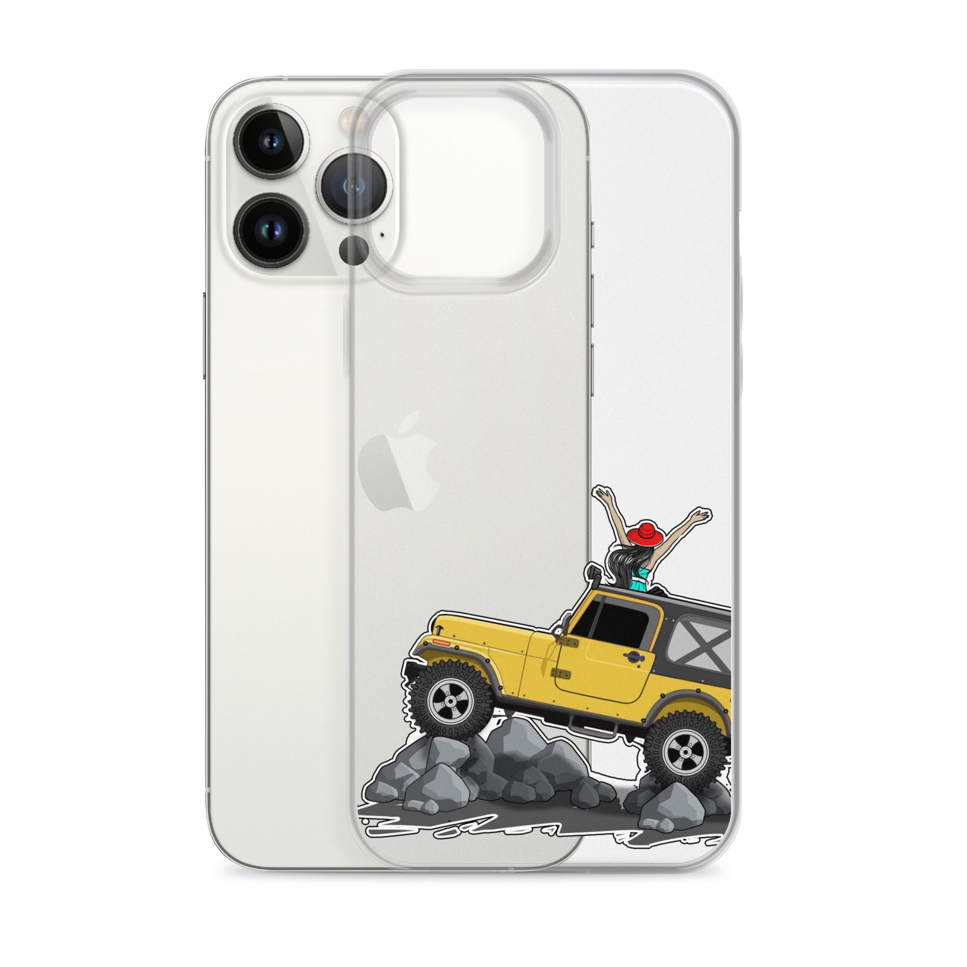 Jeep on the Rocks iPhone Case