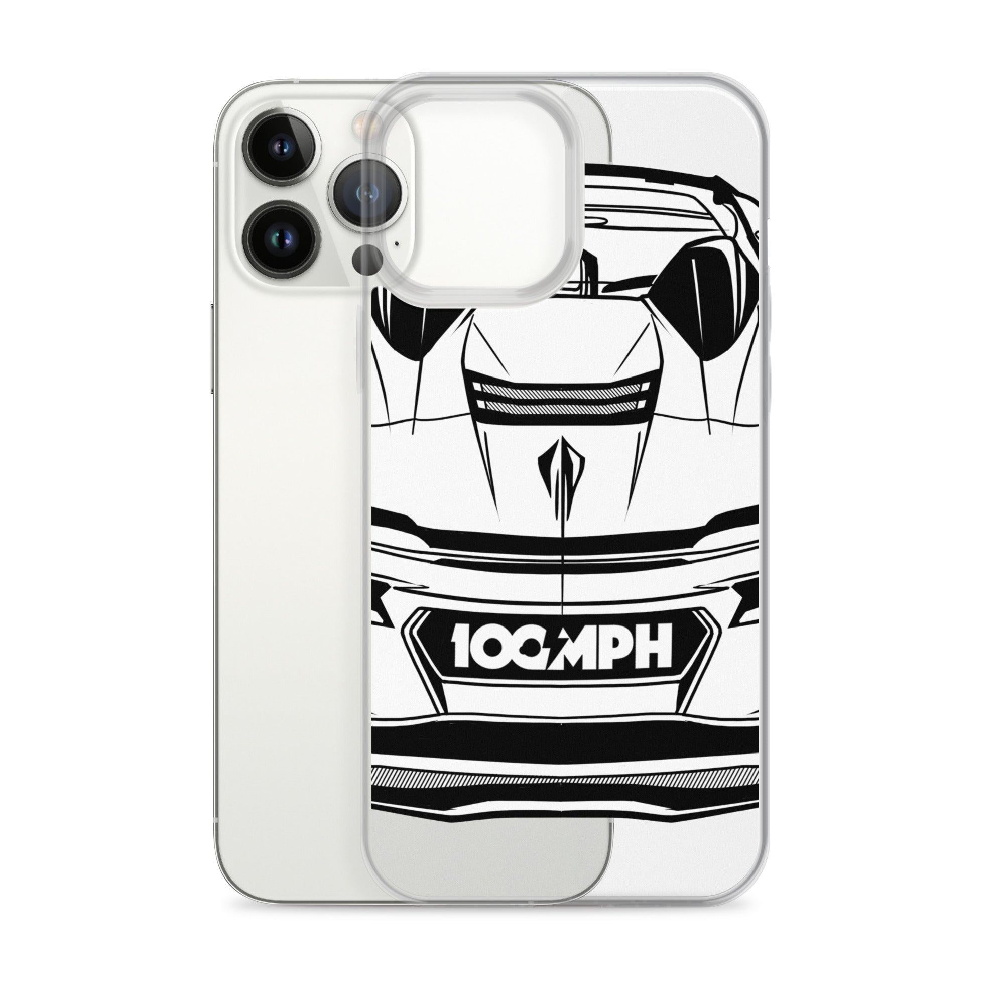 Image of The C8 Corvette Rear View iPhone Case