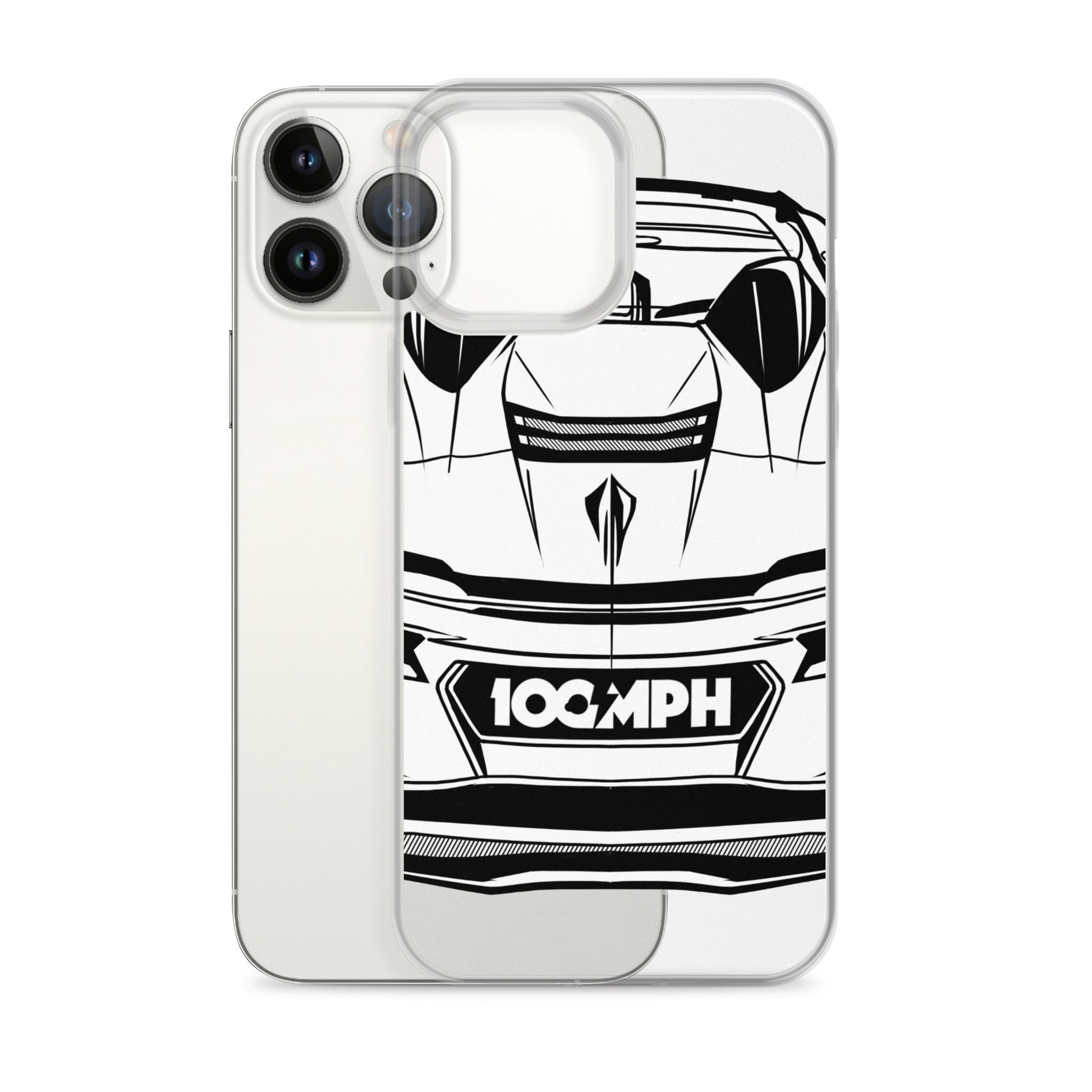 The C8 Corvette Rear View iPhone Case