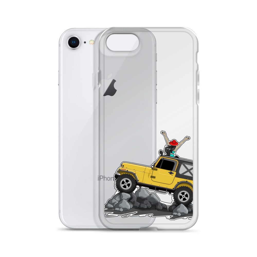 Jeep on the Rocks iPhone Case