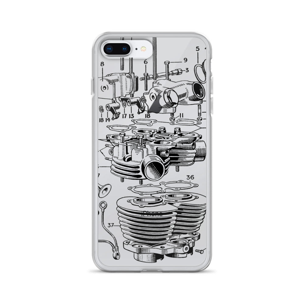 Image of Abstract Engine iPhone Case