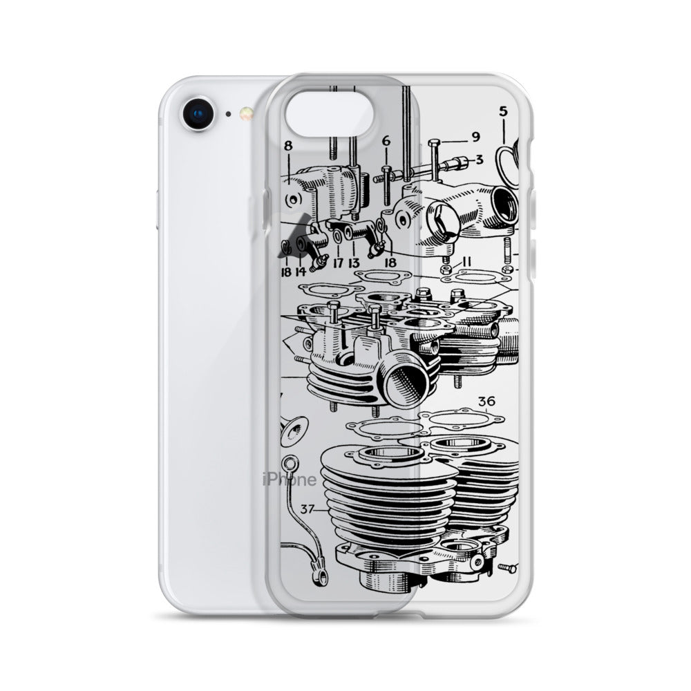 Image of Abstract Engine iPhone Case