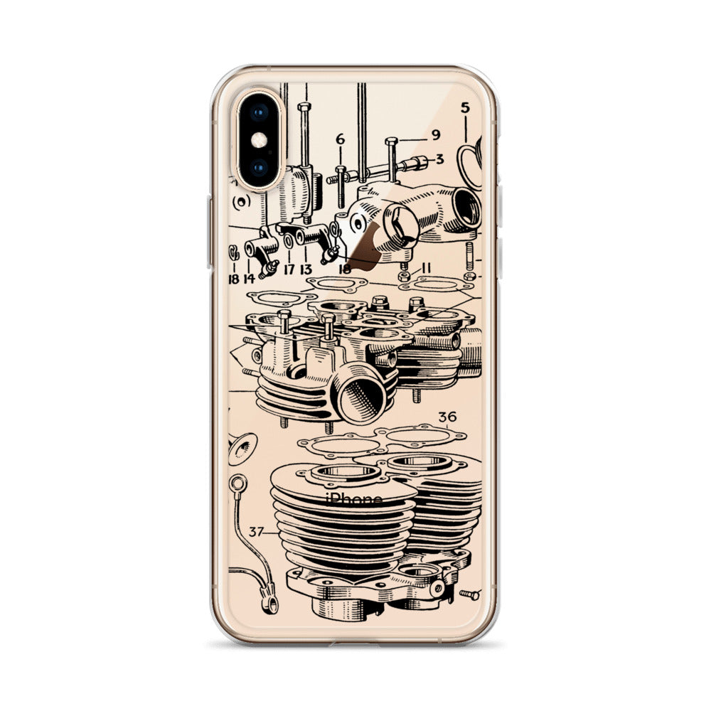 Image of Abstract Engine iPhone Case