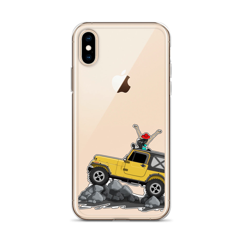 Jeep on the Rocks iPhone Case