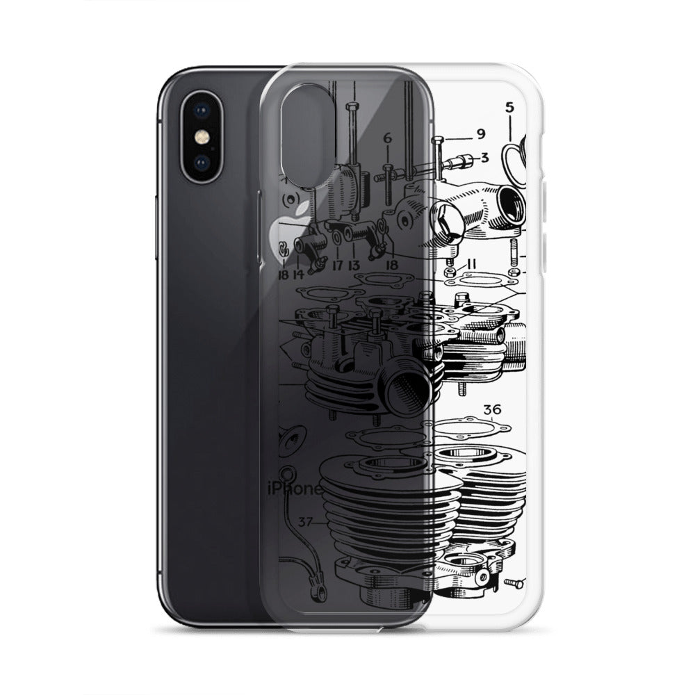 Abstract Engine iPhone Case