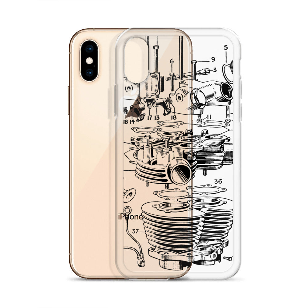 Image of Abstract Engine iPhone Case