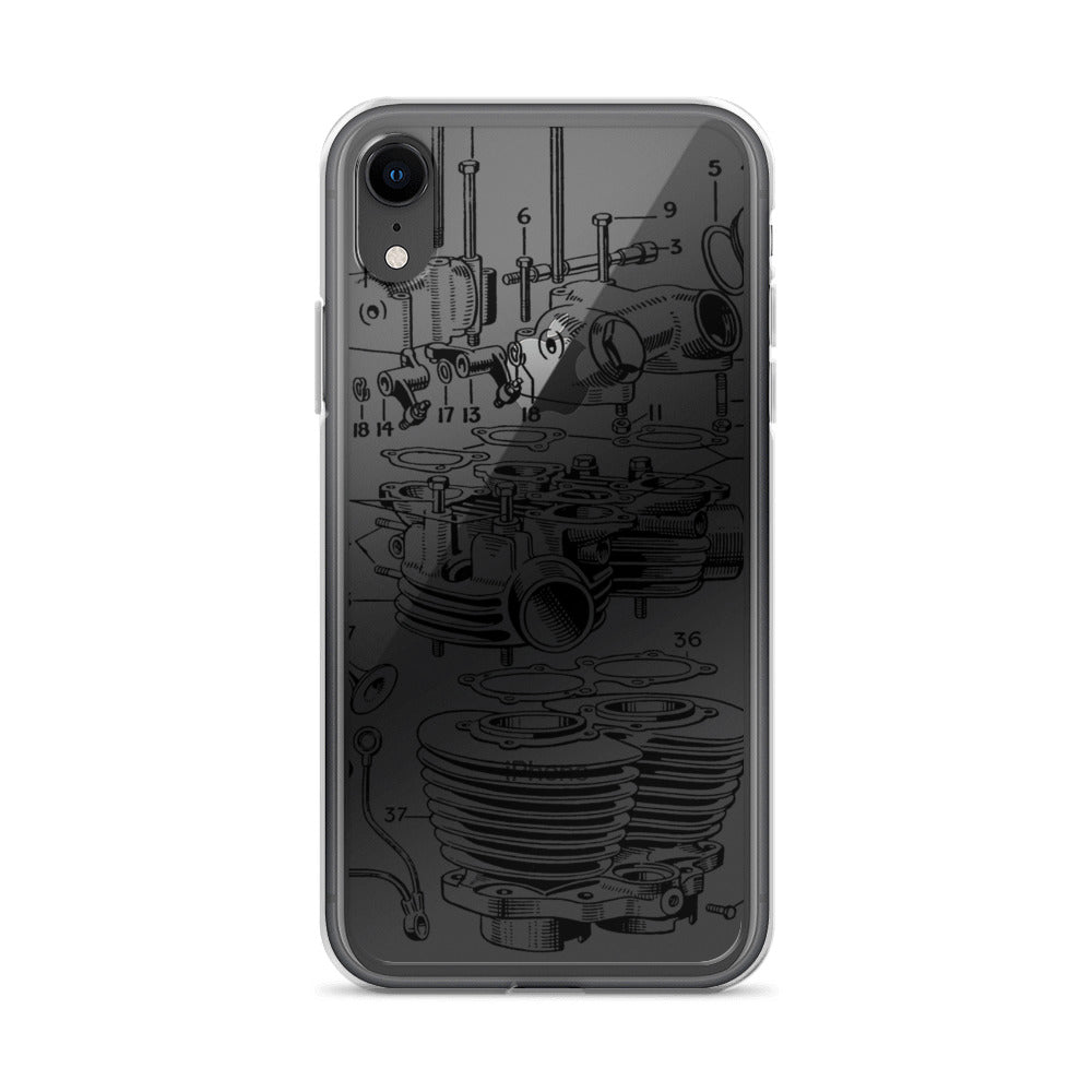 Abstract Engine iPhone Case