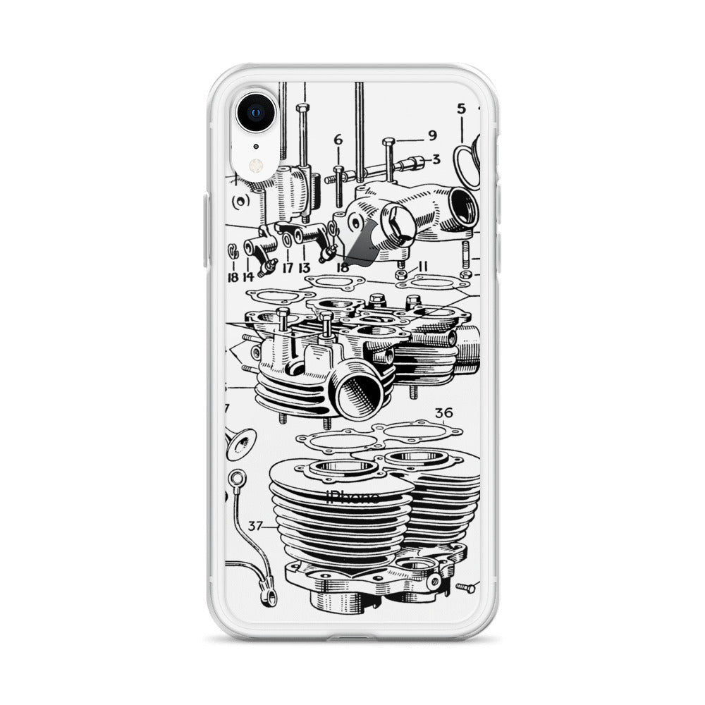 Abstract Engine iPhone Case