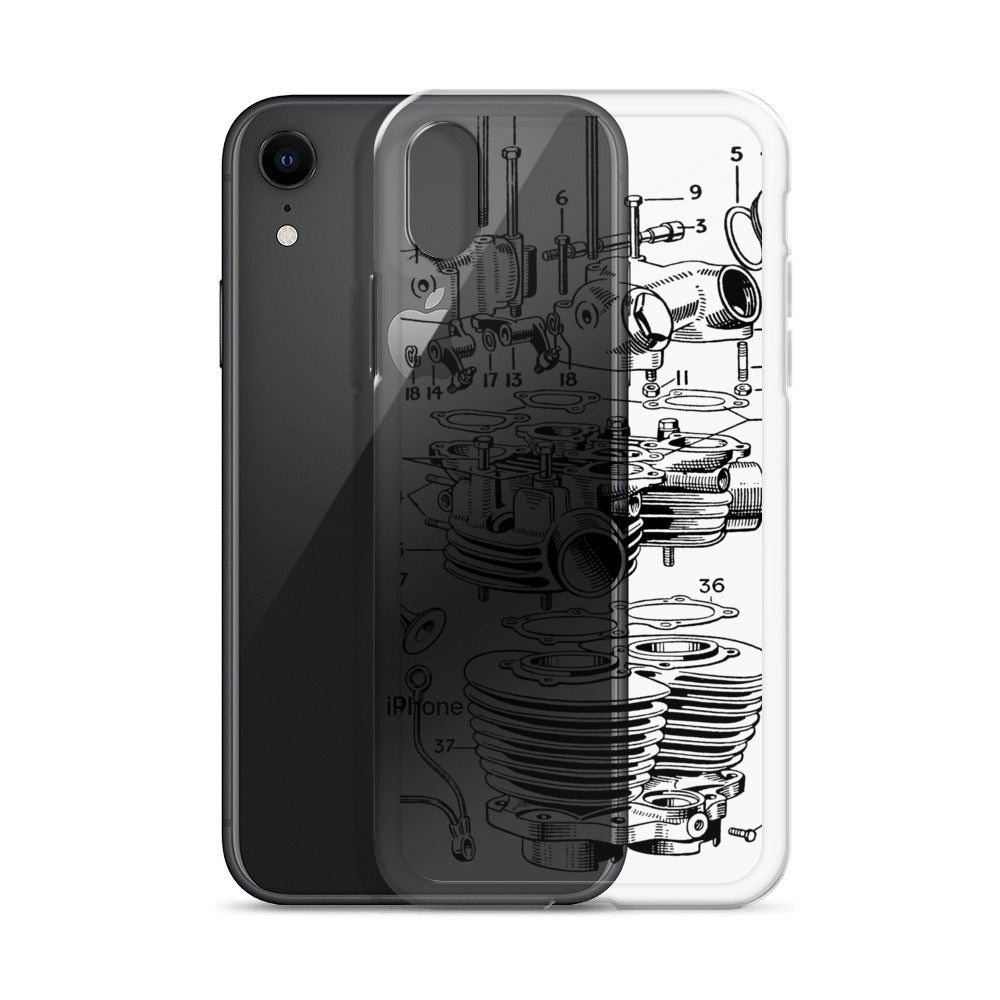 Image of Abstract Engine iPhone Case