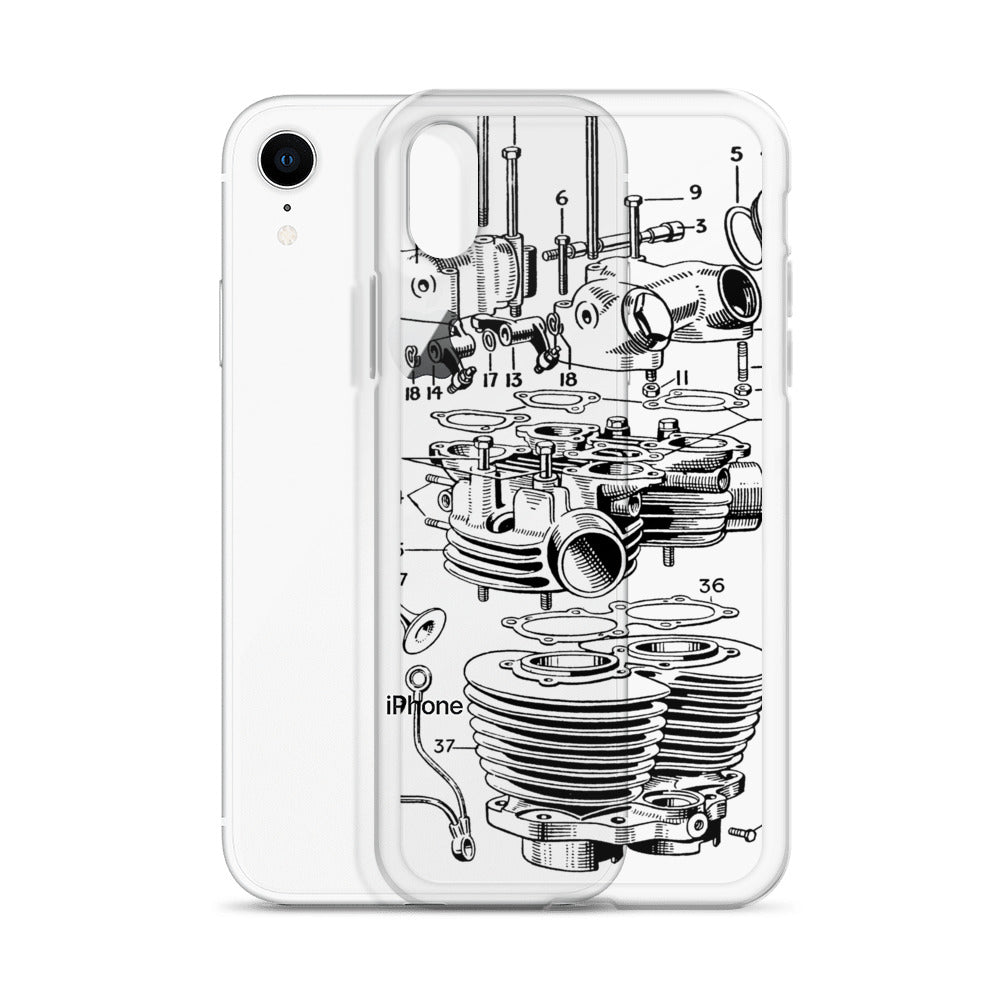 Image of Abstract Engine iPhone Case