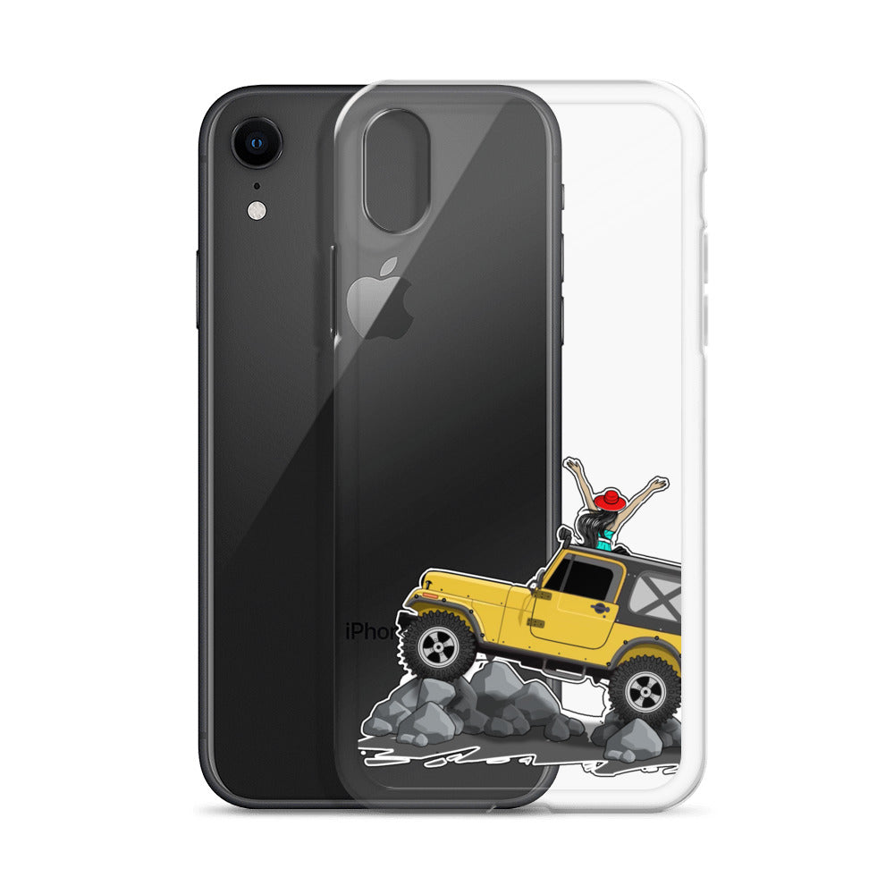Jeep on the Rocks iPhone Case