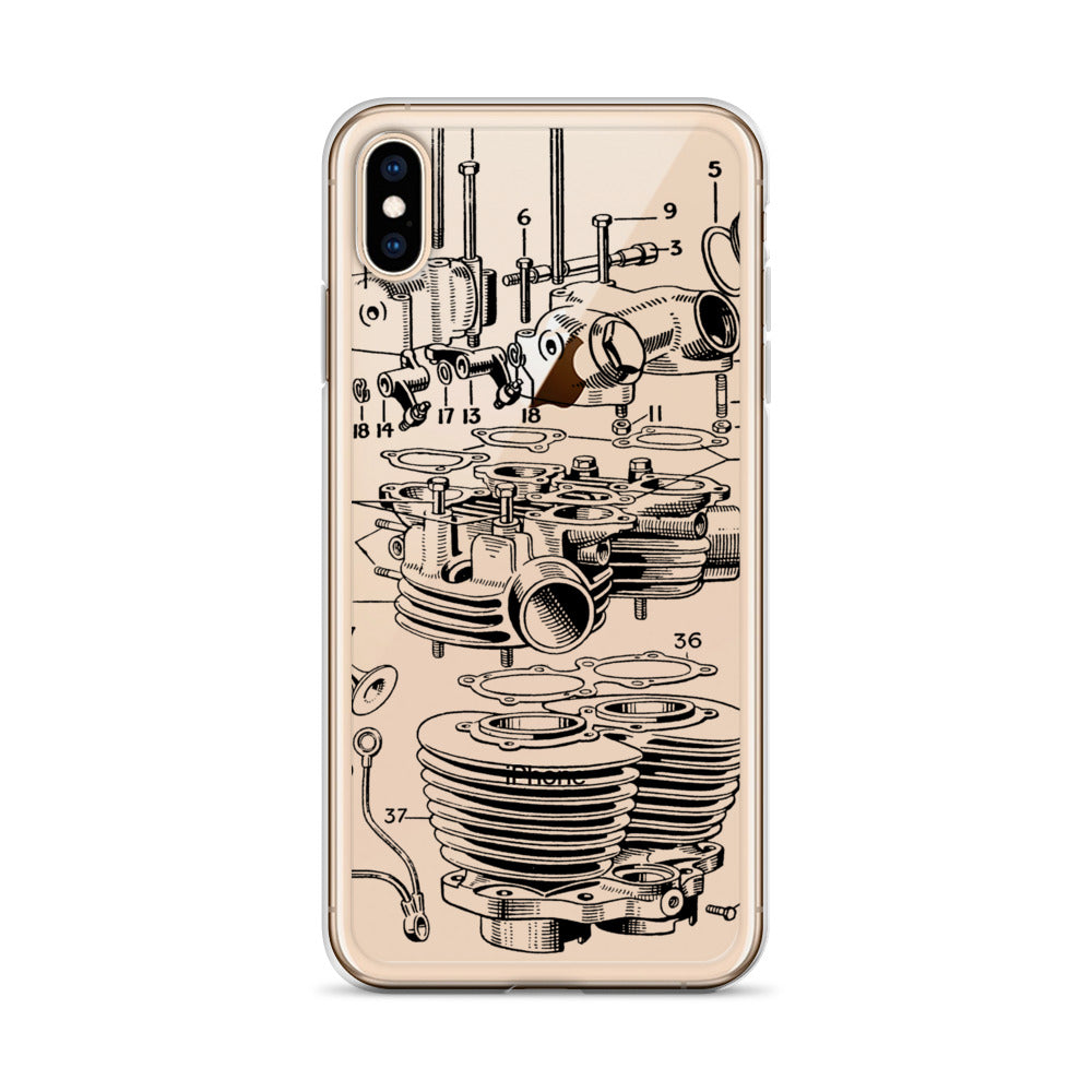 Image of Abstract Engine iPhone Case