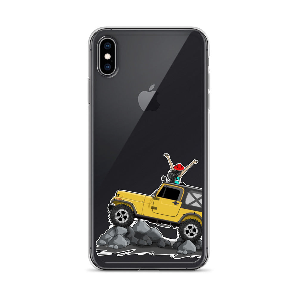 Jeep on the Rocks iPhone Case