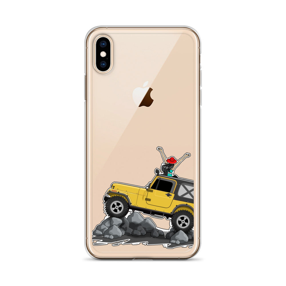 Jeep on the Rocks iPhone Case