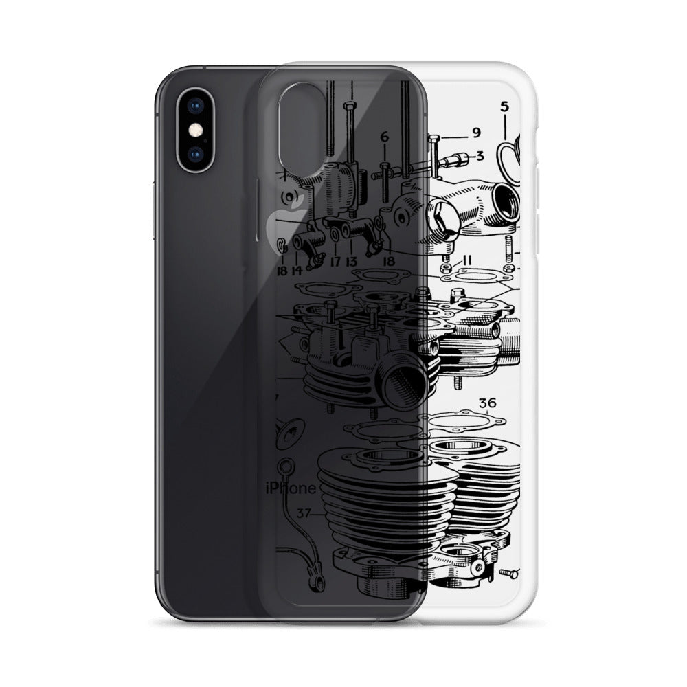 Image of Abstract Engine iPhone Case