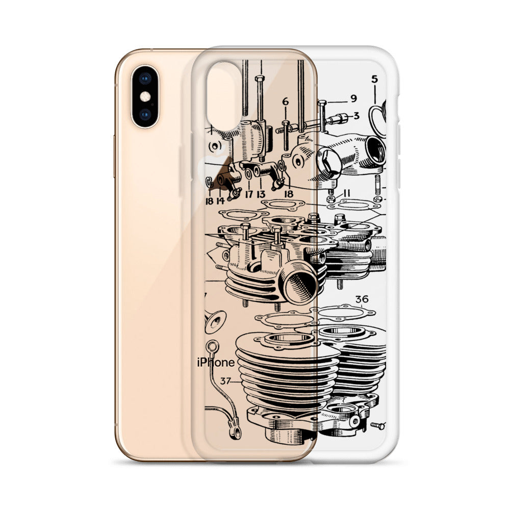 Image of Abstract Engine iPhone Case