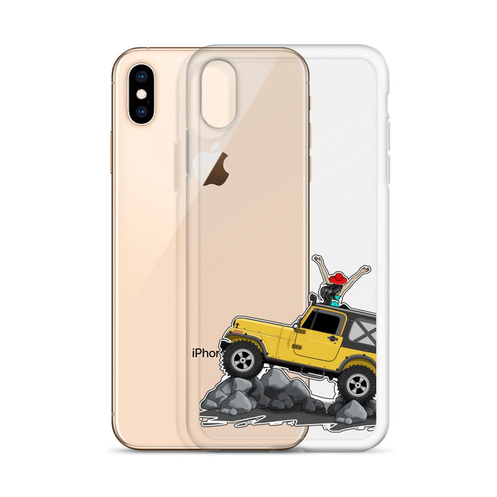 Jeep on the Rocks iPhone Case