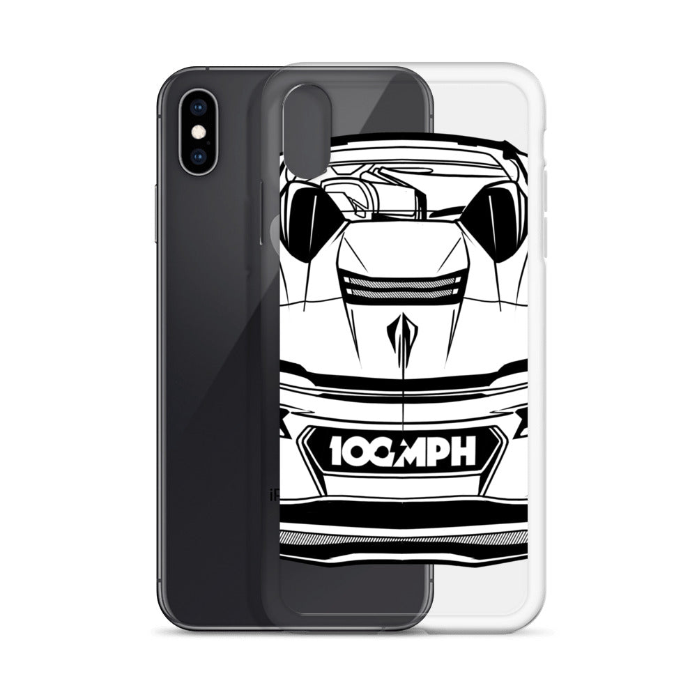 Image of The C8 Corvette Rear View iPhone Case
