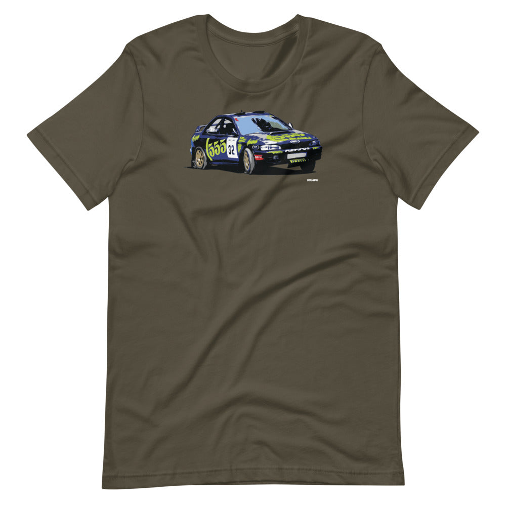 1996 Subaru Impreza 555 Rally Car T-Shirt