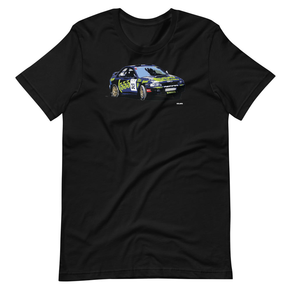 Image of 1996 Subaru Impreza 555 Rally Car T-Shirt