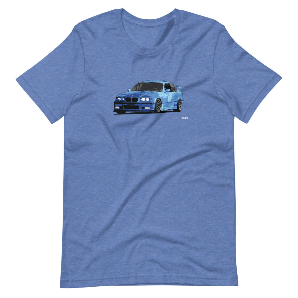 BMW E36 M3 Estoril Blue T-Shirt - Classic Blue M Tee