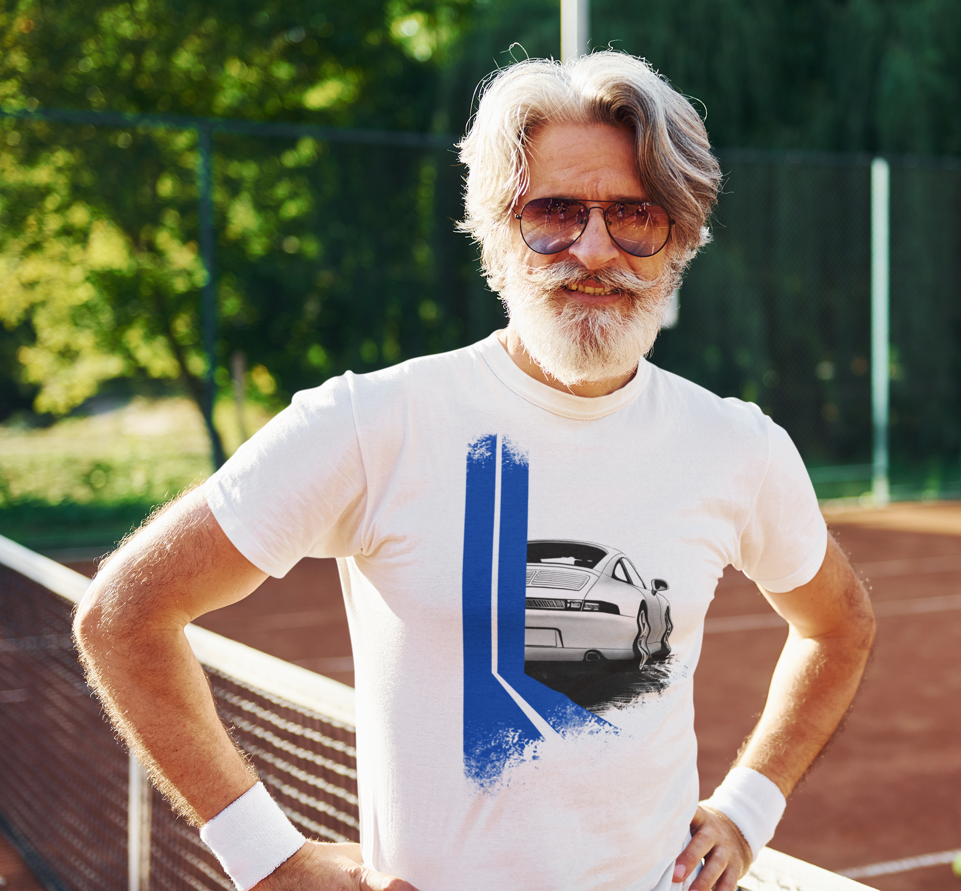 Flat Six / 993 Porsche 911 Tee-Shirt
