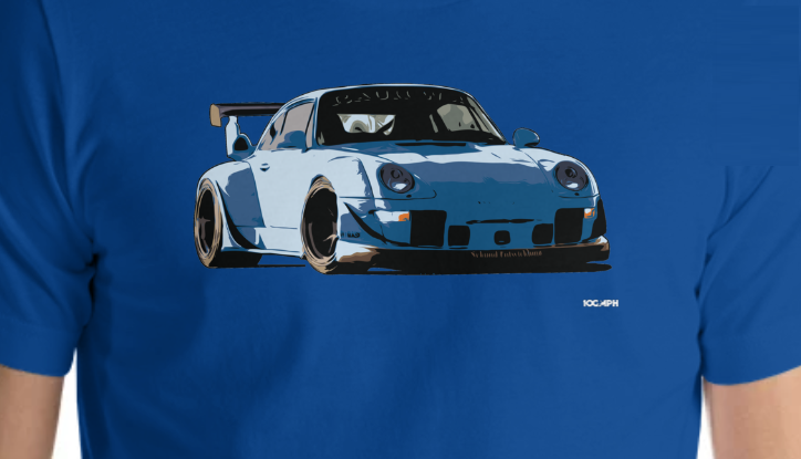 Image of Porsche 964 Wide Body - Blue