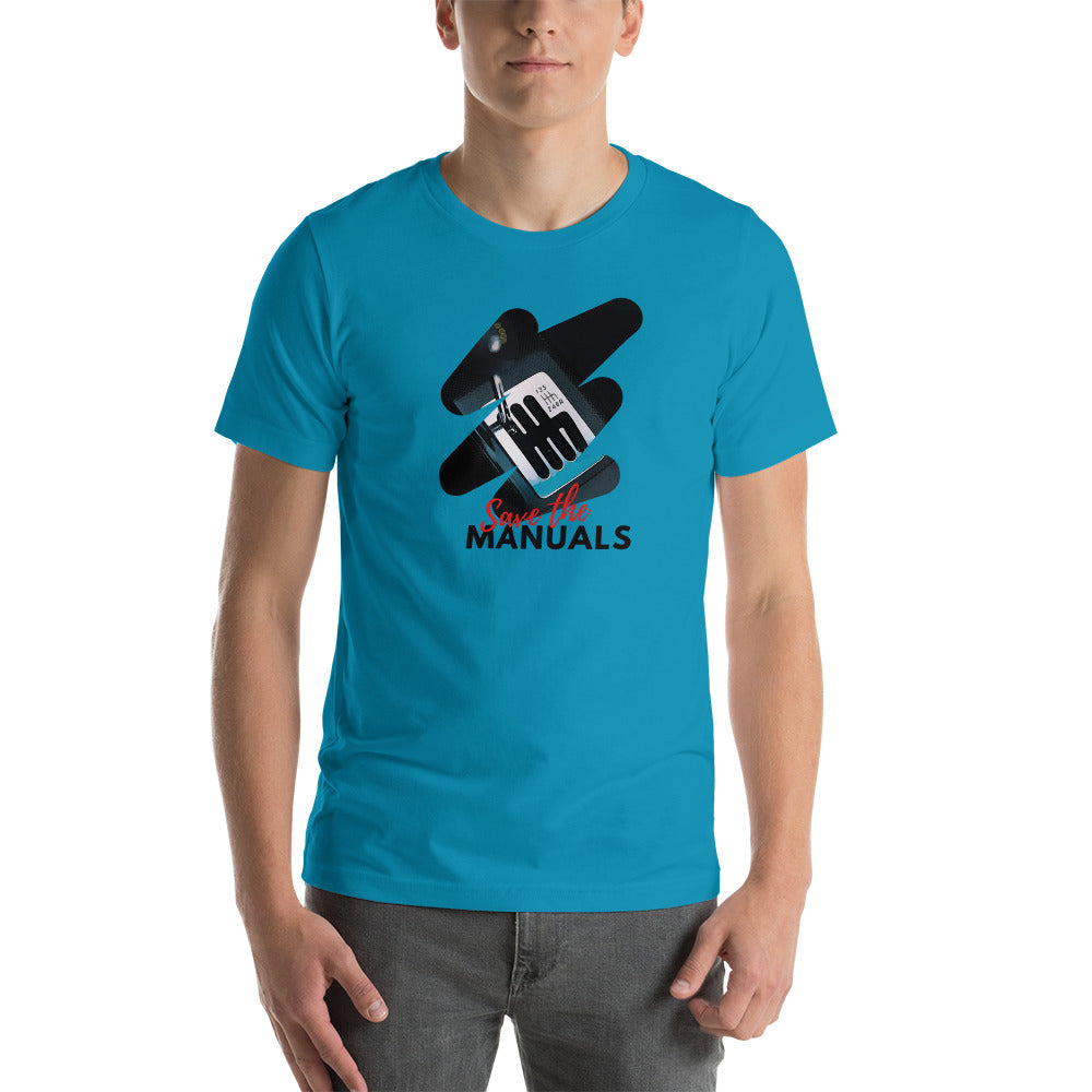 "Save the Manuals Lightning" Tee Shirt