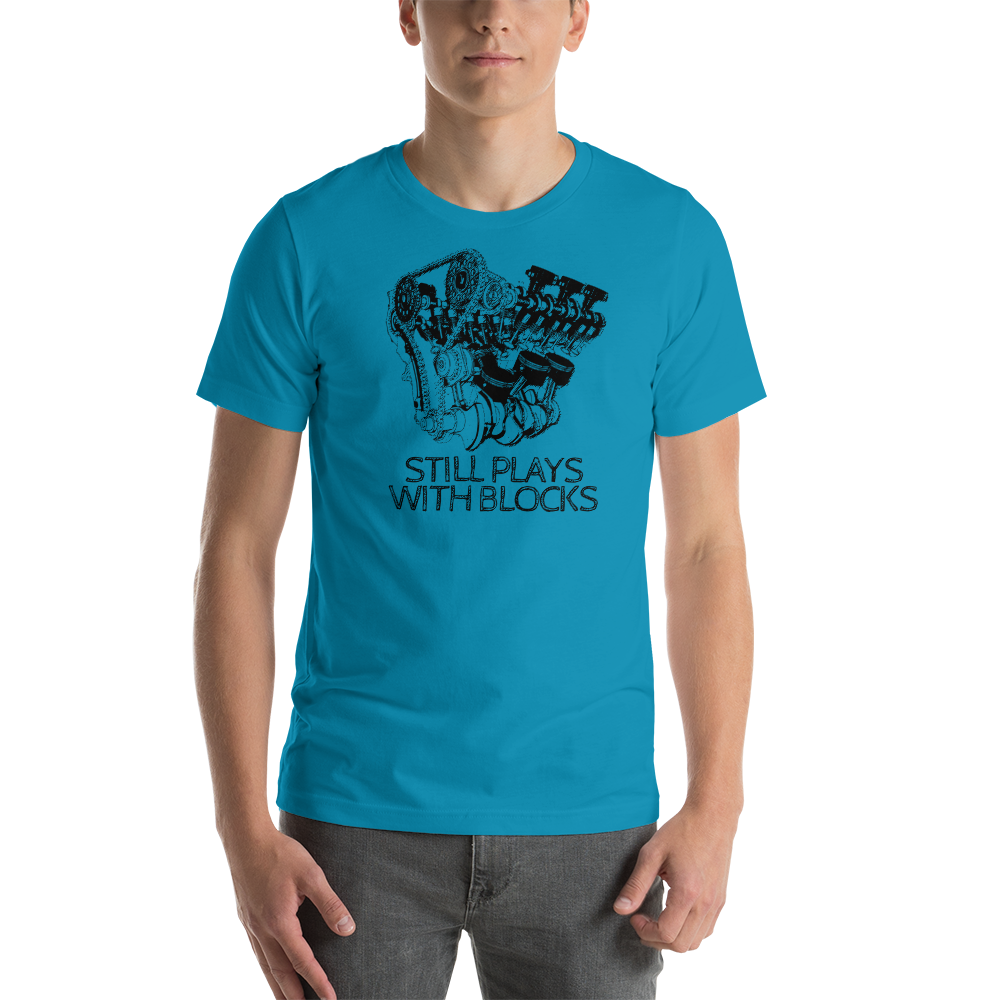 Image of Still Plays With Blocks - Sketch T-Shirt