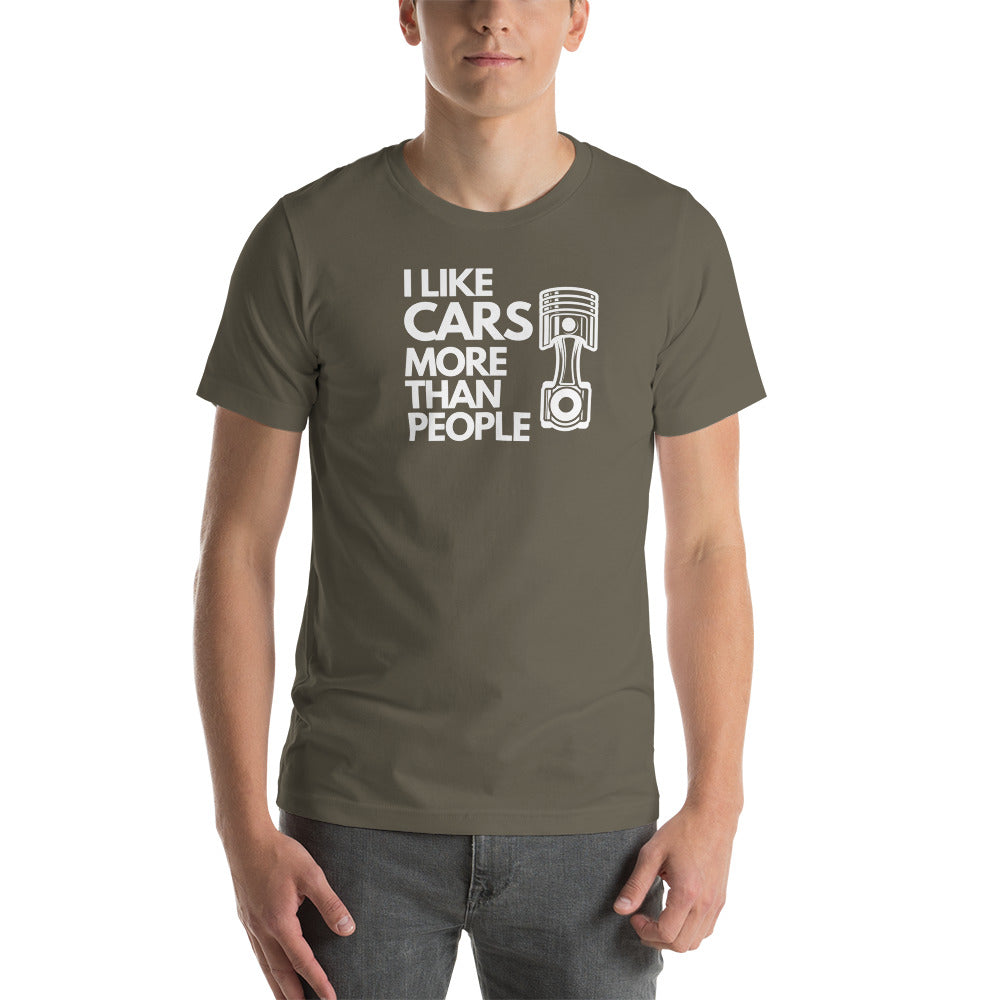 Image of I Like Cars More Than People T-Shirt