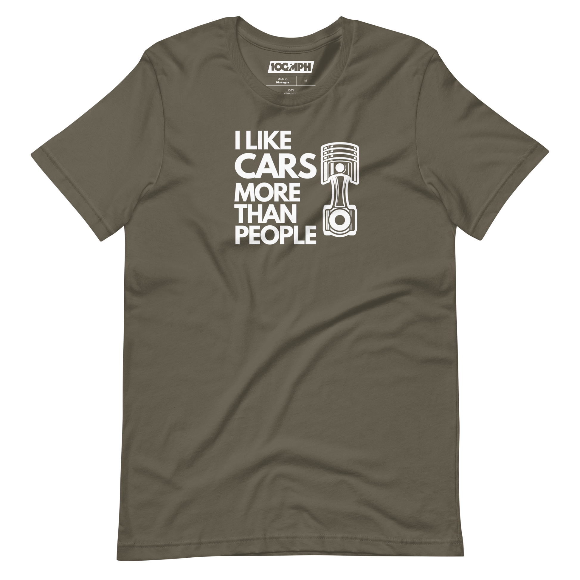 I Like Cars More Than People T-Shirt