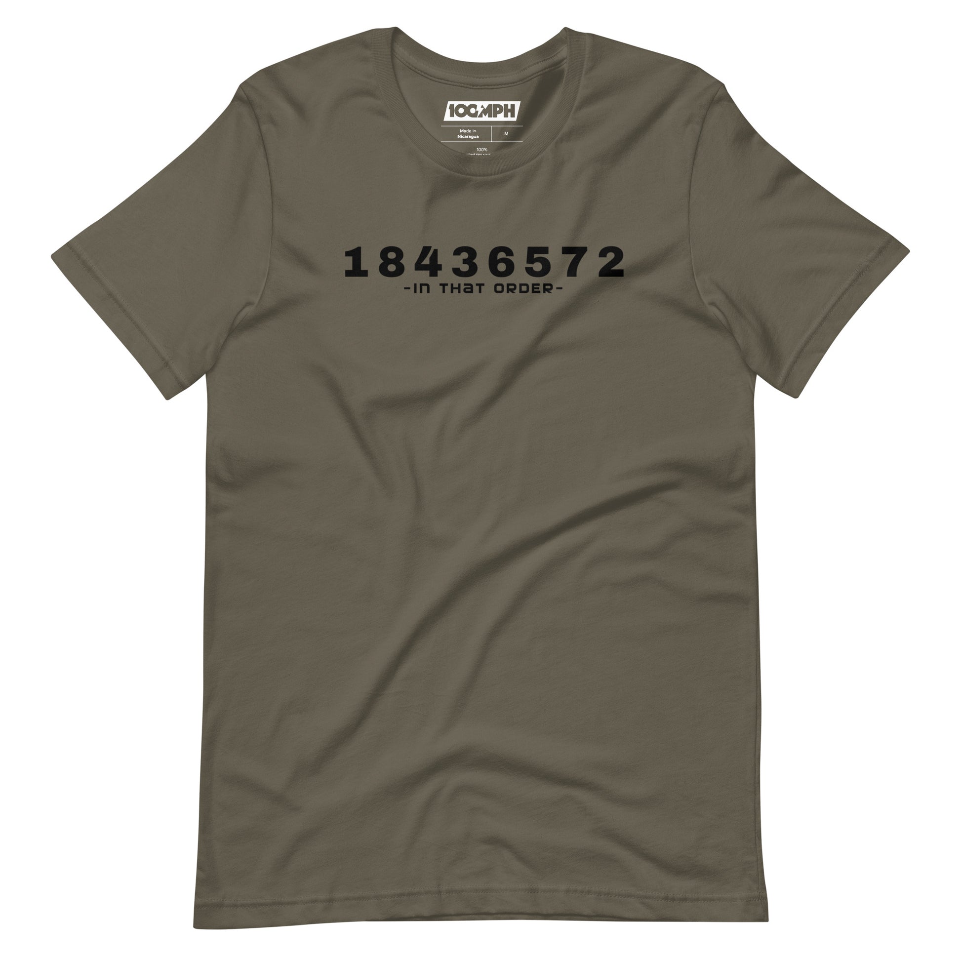 1-8-4-3-6-5-7-2 Firing Order T-Shirt