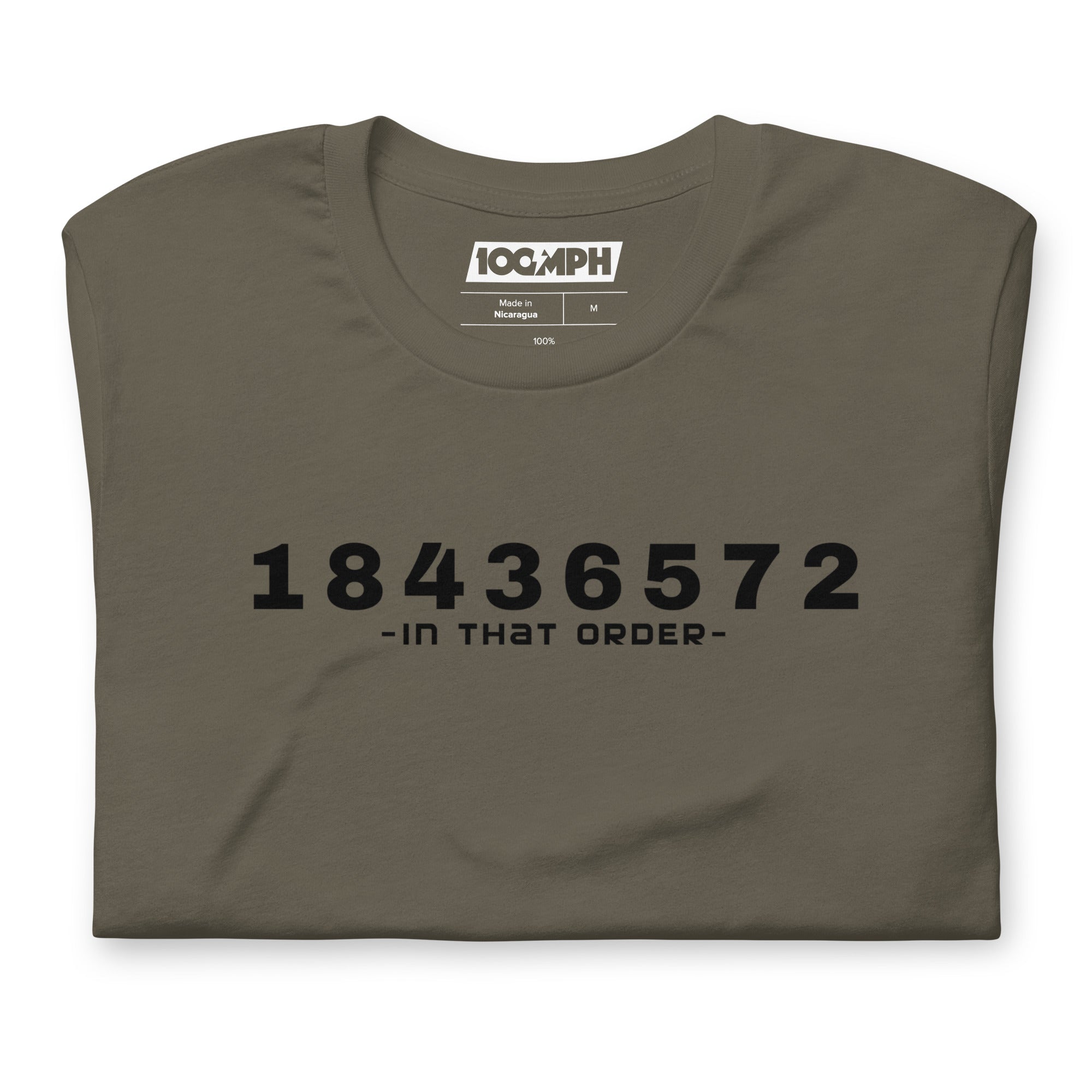Image of 1-8-4-3-6-5-7-2 Firing Order T-Shirt