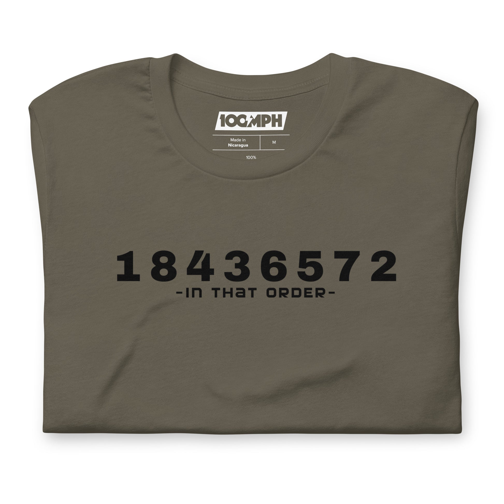 1-8-4-3-6-5-7-2 Firing Order T-Shirt