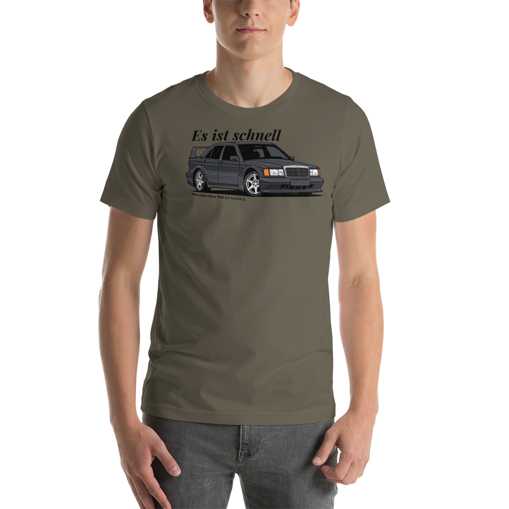 Image of Mercedes-Benz 190E 2.5-16 EVO II - It's Fast T-Shirt