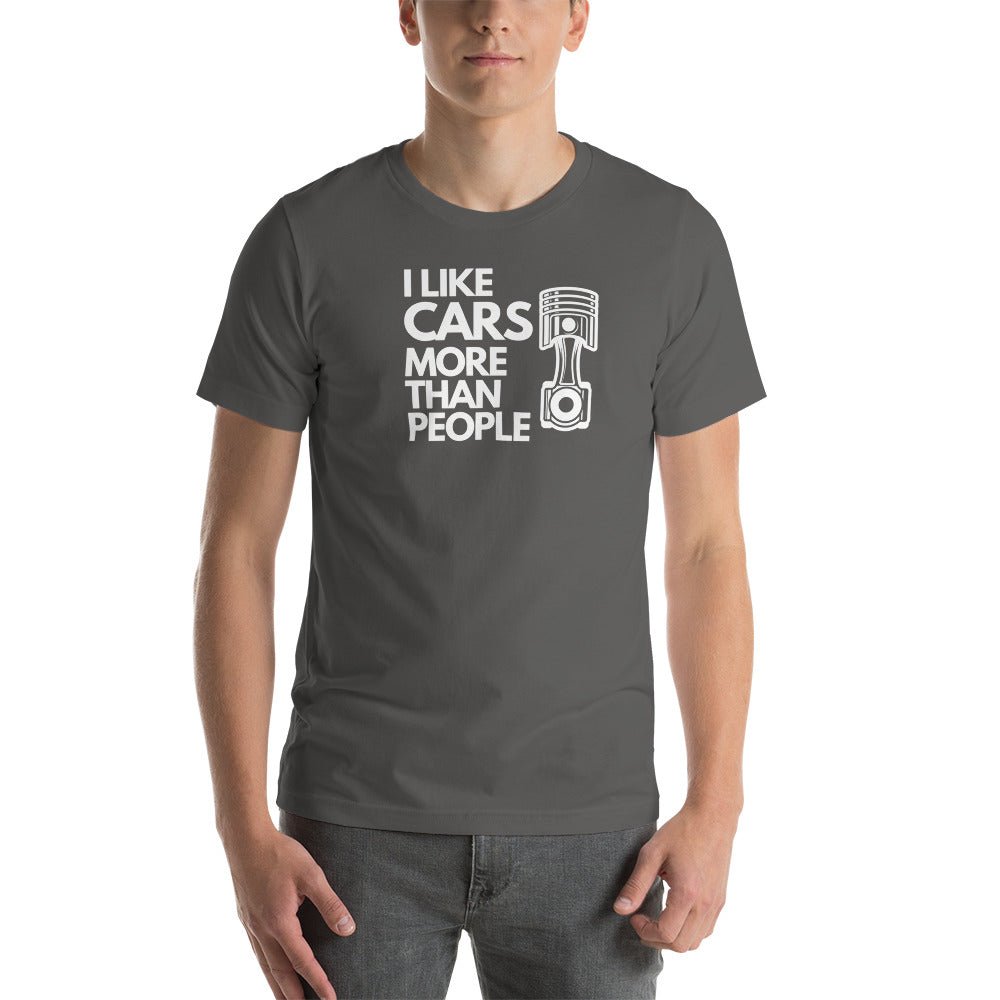 Image of I Like Cars More Than People T-Shirt