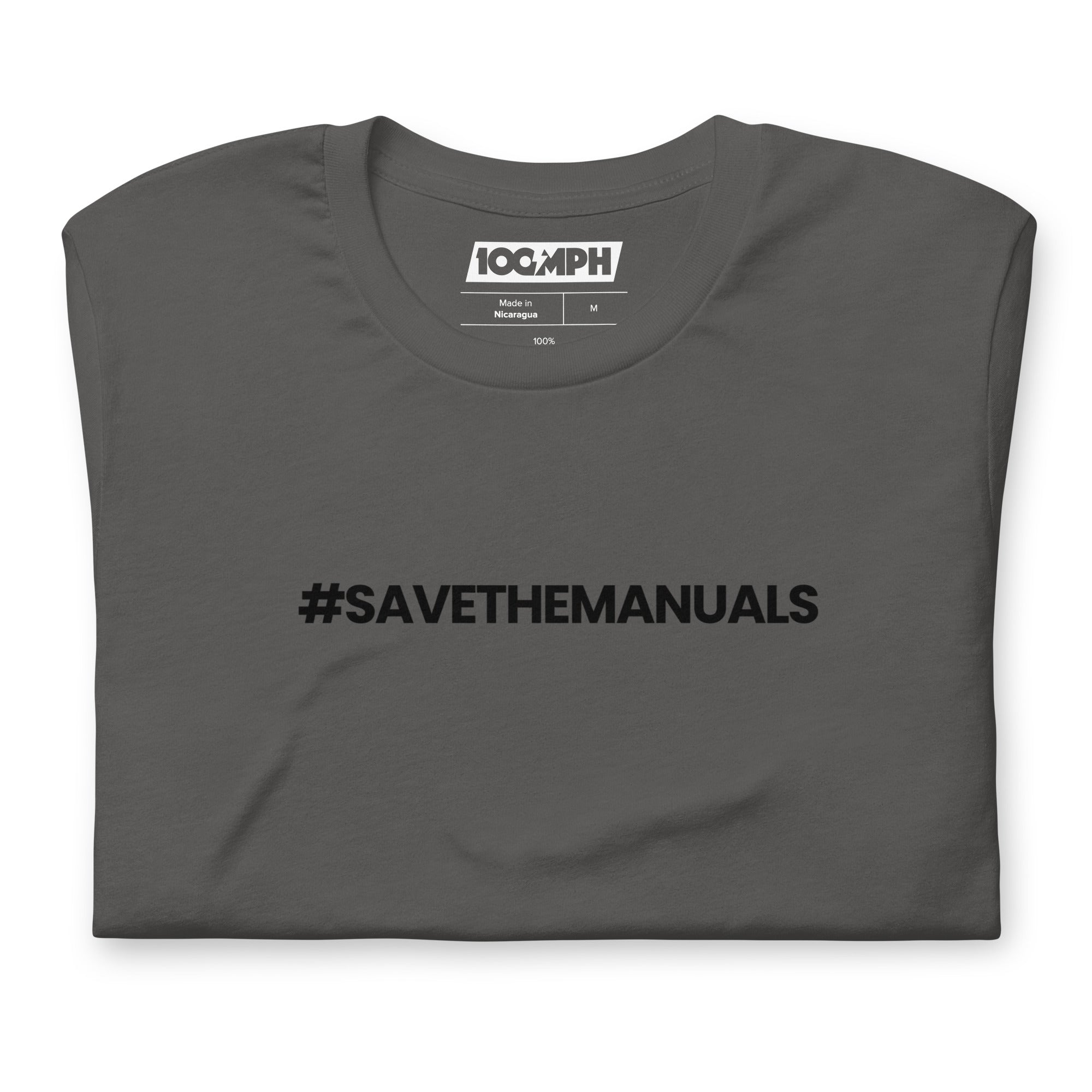 Image of Hashtag - Save The Manuals T-Shirt