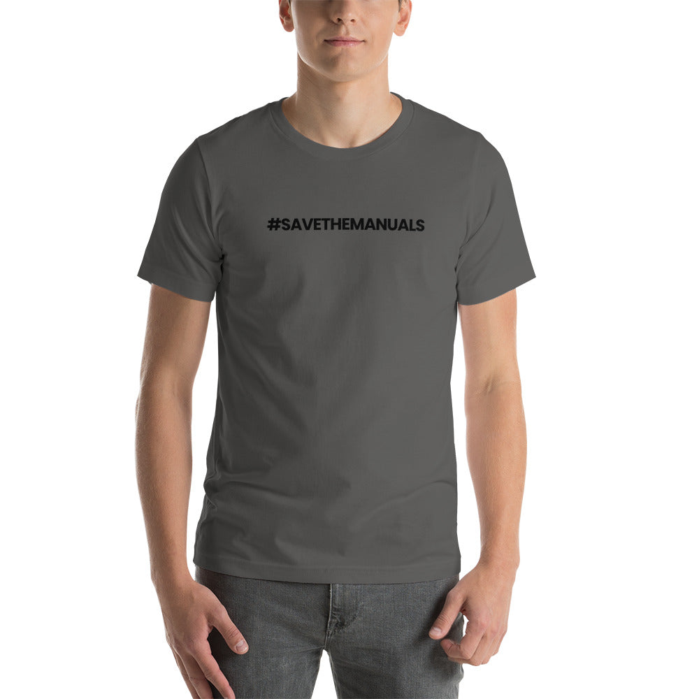 Image of Hashtag - Save The Manuals T-Shirt