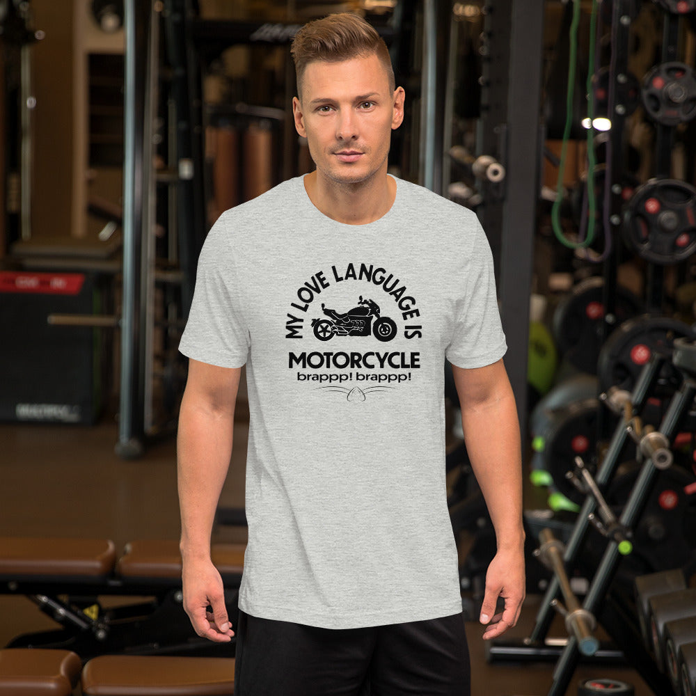 "My Love Language is Motorcycle" Tee Shirt