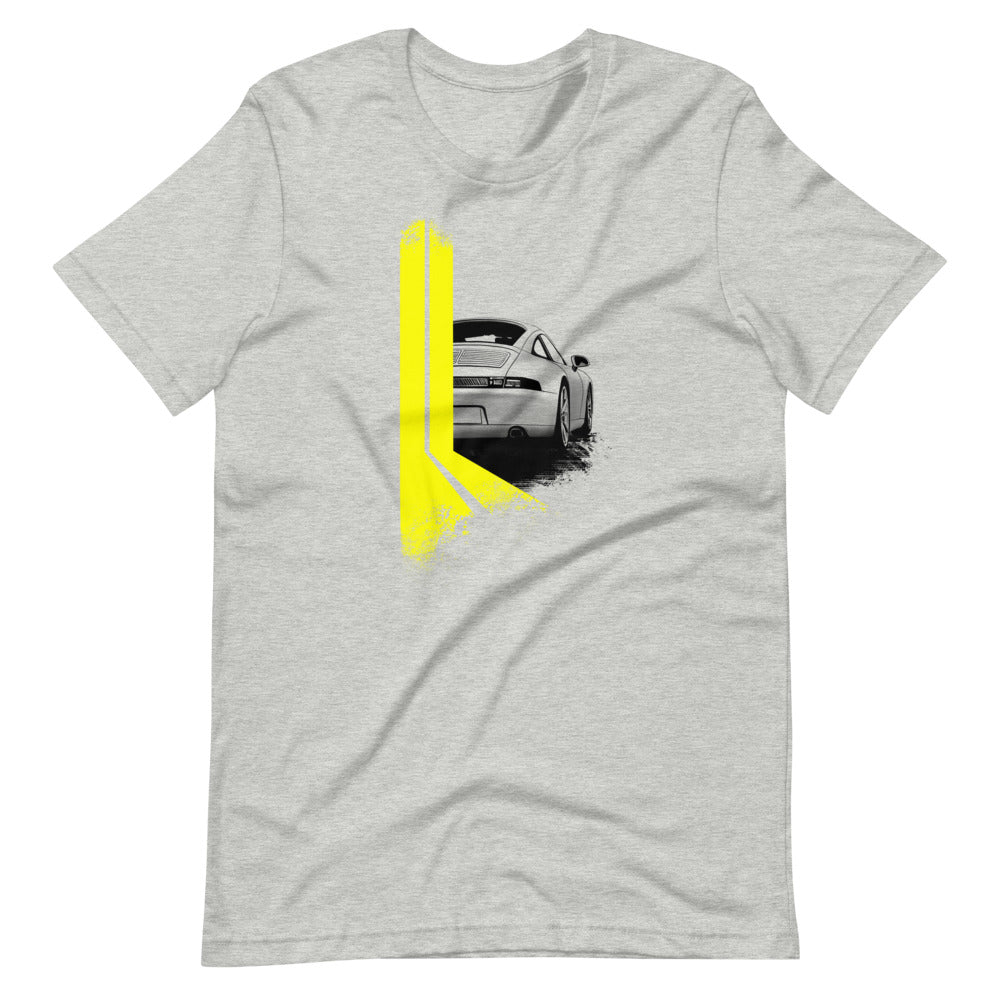 Image of Flat Six / 993 Porsche 911 (Yellow) Tee-Shirt