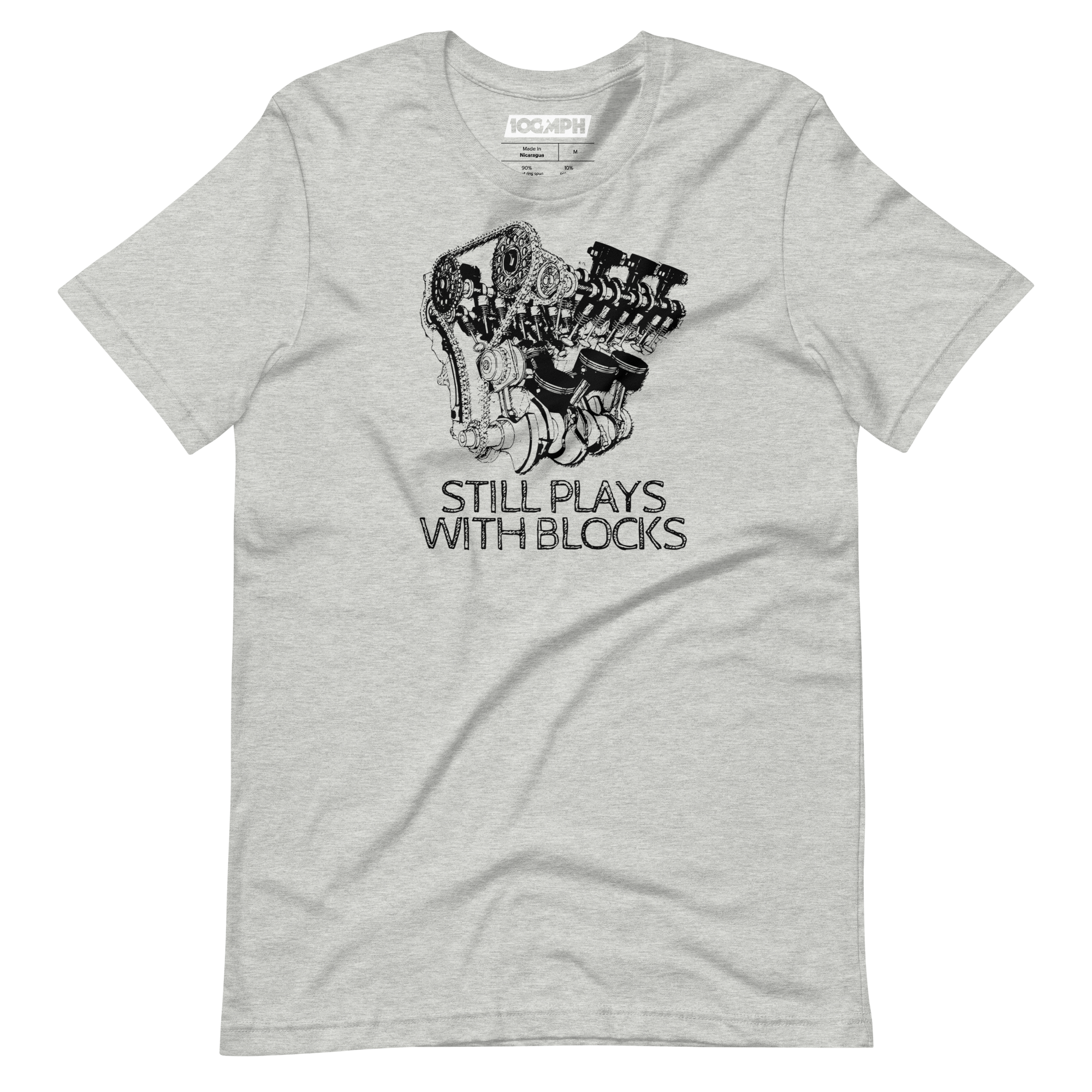 Image of Still Plays With Blocks - Sketch T-Shirt