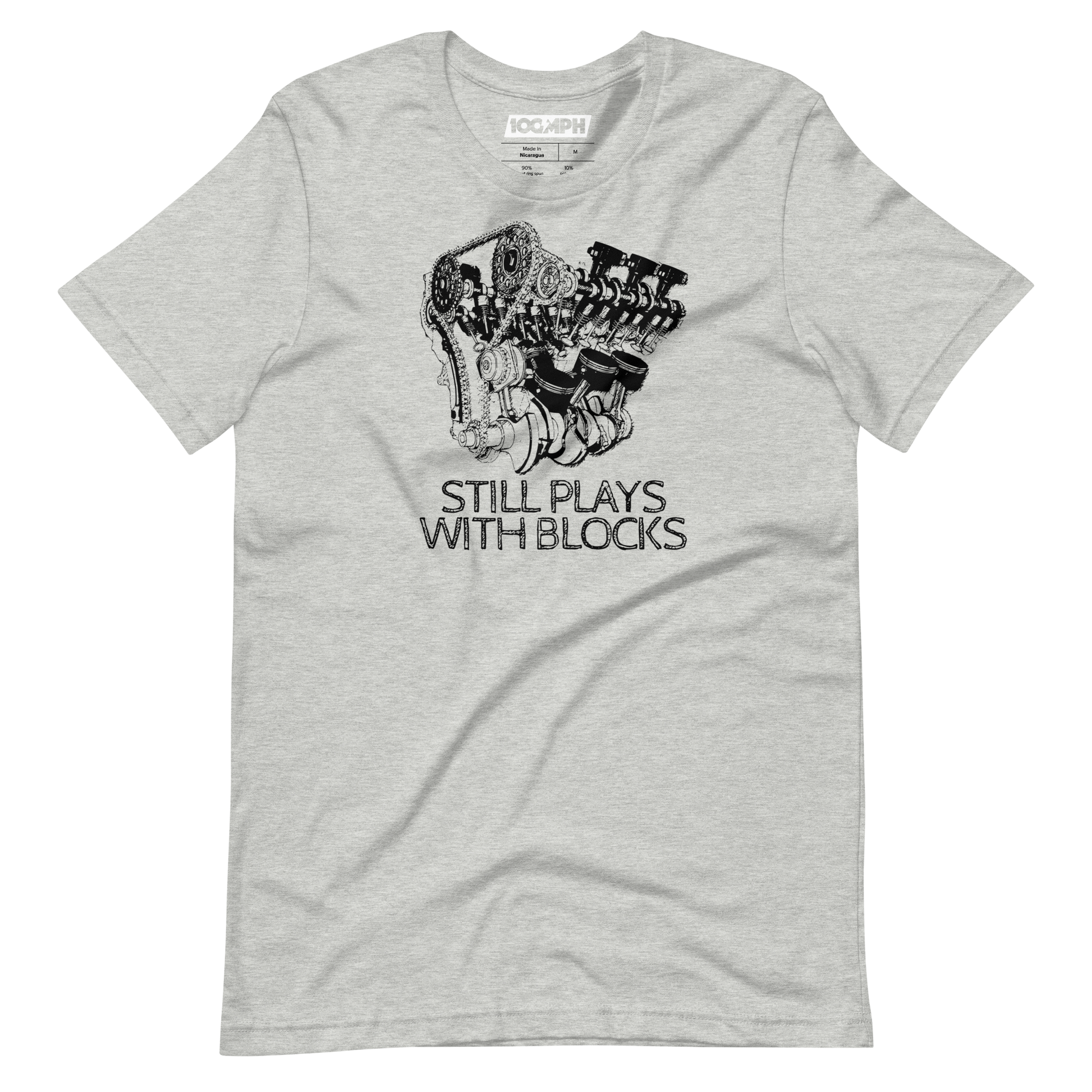 Still Plays With Blocks - Sketch T-Shirt