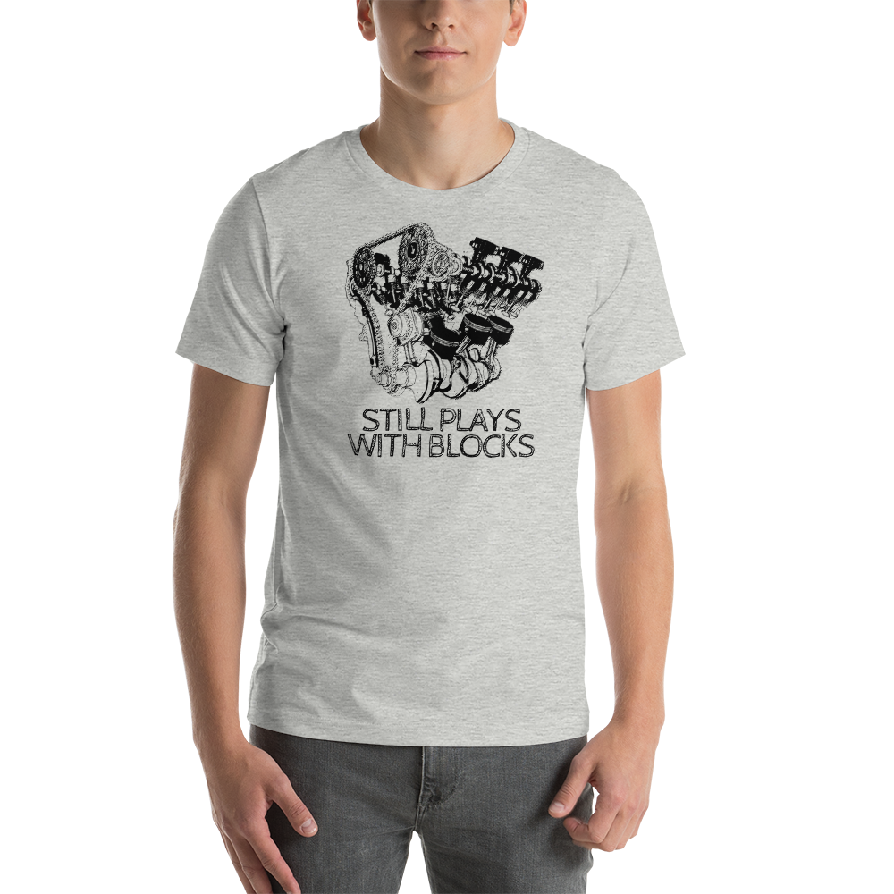 Still Plays With Blocks - Sketch T-Shirt