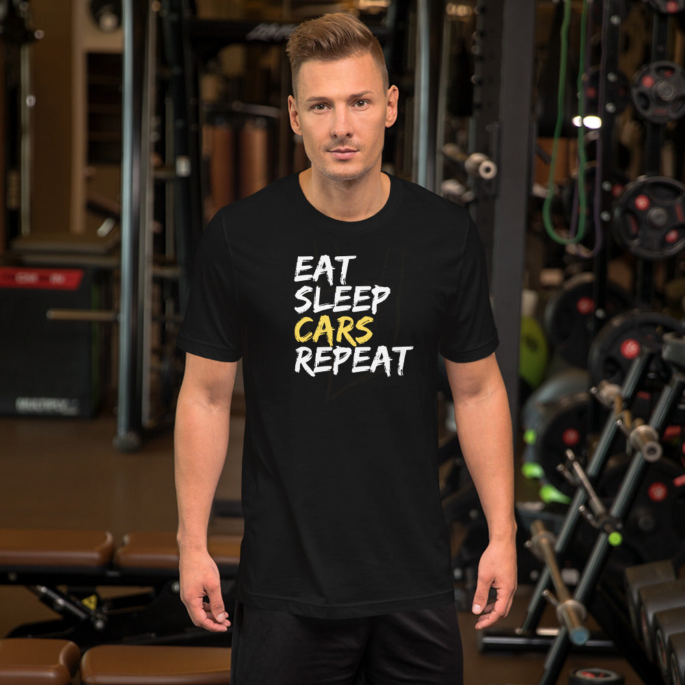 Image of Eat. Sleep. Cars. Repeat T-Shirt